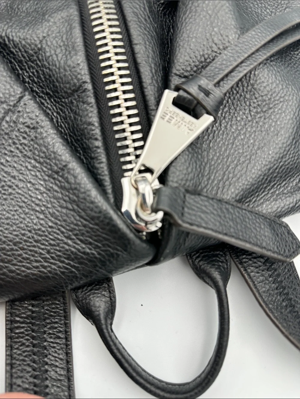 Aimee Kestenberg Tamitha Black Pebbled Leather Backpack